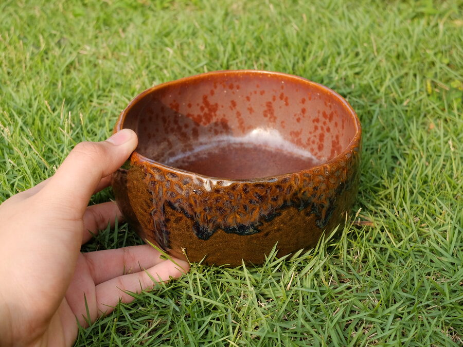 Bowlcanic eruption ceramic piece