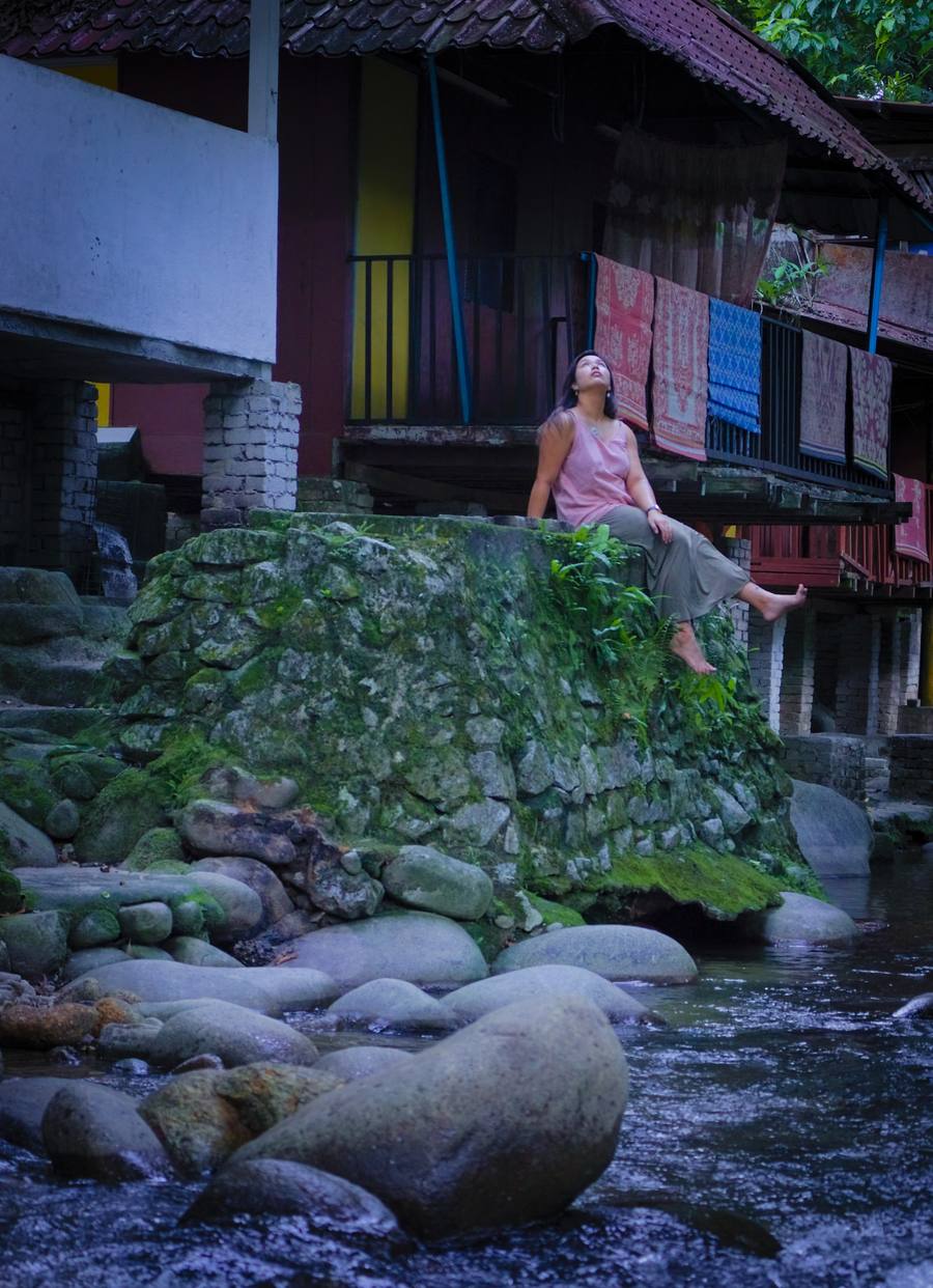 Sophie at river